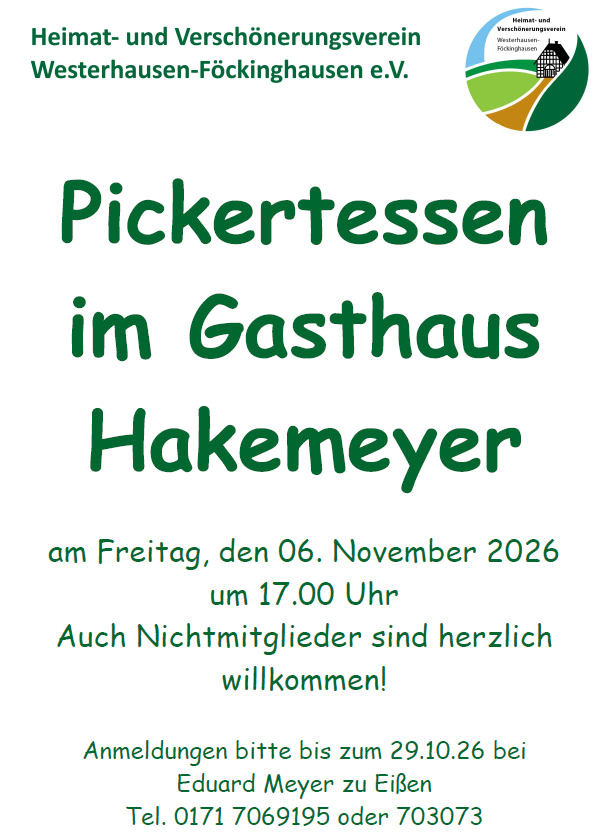 2026 Pickertessen